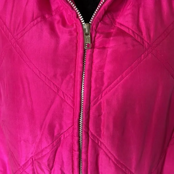 ❤️  Hot Pink Silk Anorak - Picture 5 of 7